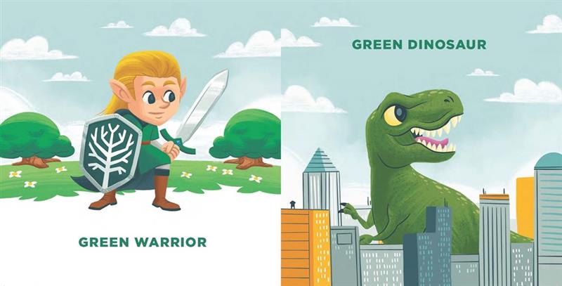 Guide des couleurs pour bébé geek