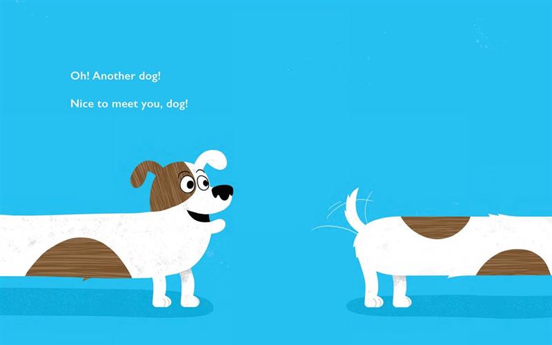 Je suis le chien le plus long