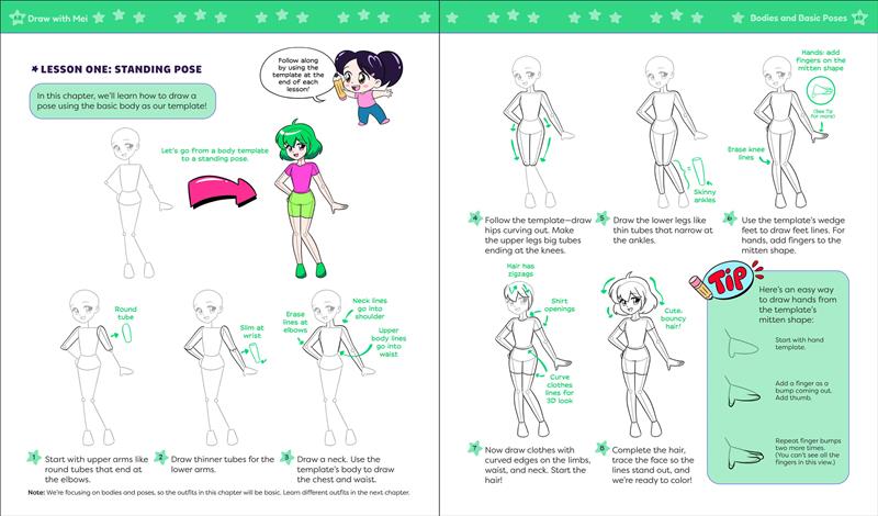 Draw with Mei: How to Draw Anime Characters