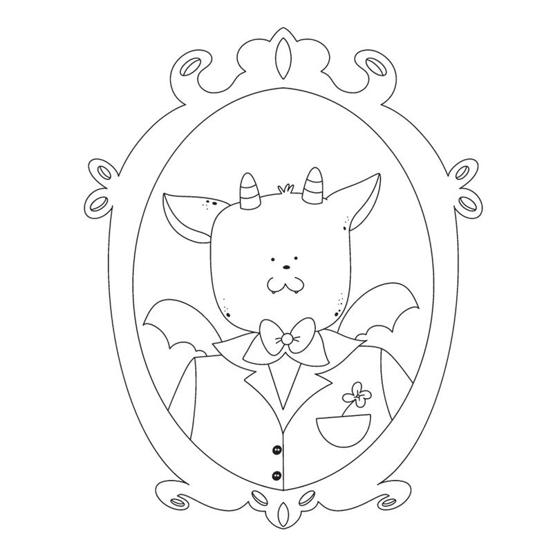 Creepy Cozy Gargoyles: A Coloring Book