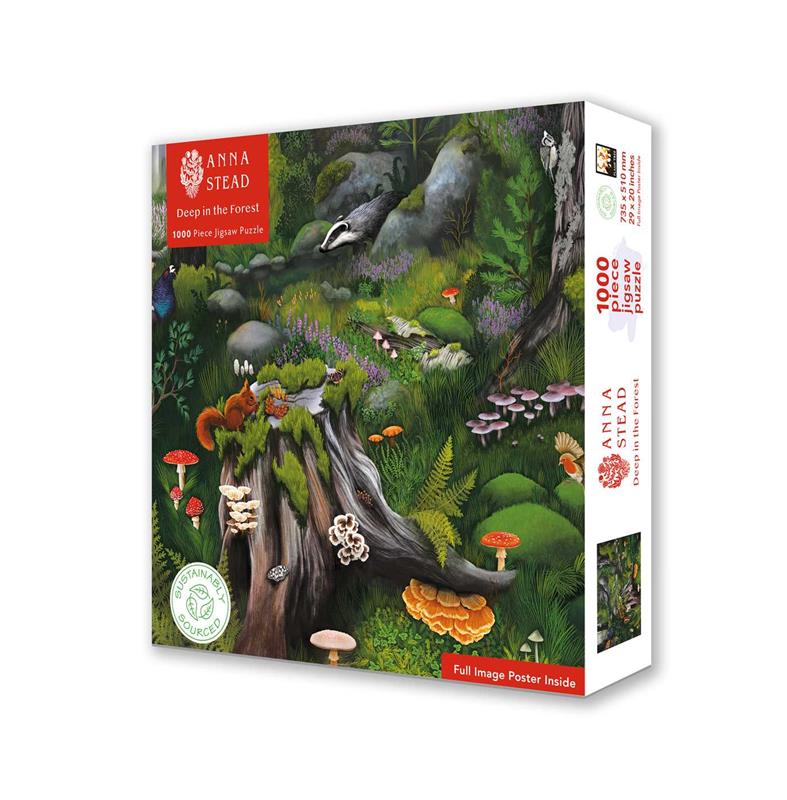 Puzzle durable pour adultes Anna Stead : Au cœur de la forêt