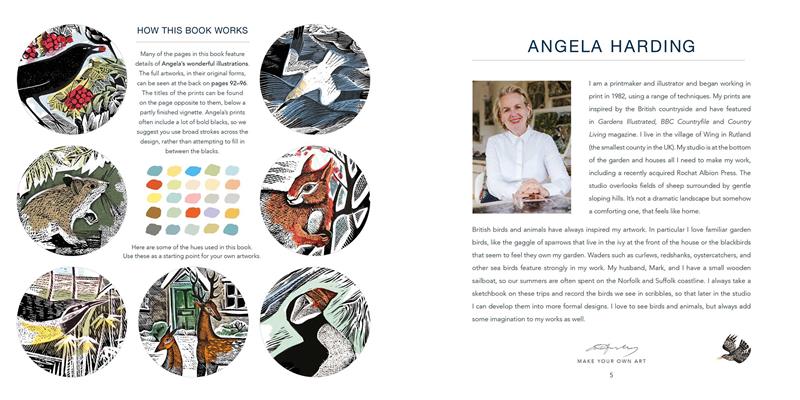 Wildlife (Angela Harding) Colouring Book