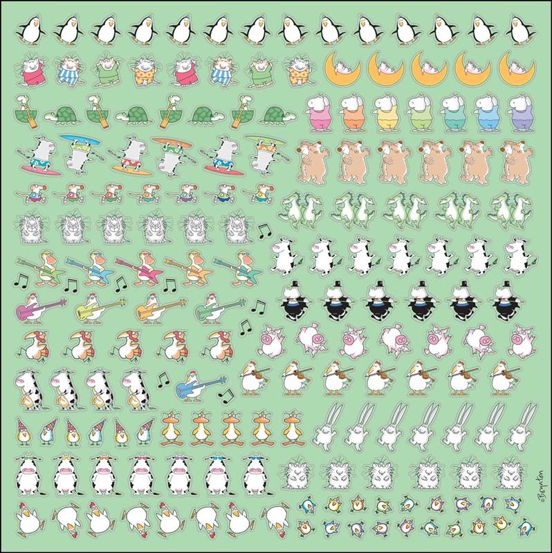 Sandra Boynton's 17-Month 2025-2026 My Family Wall Calendar