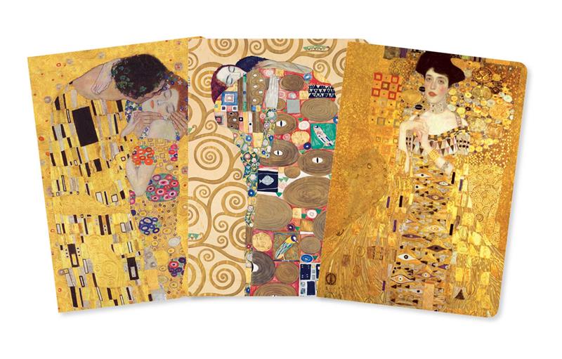 Coffret de 3 mini-cahiers Gustav Klimt