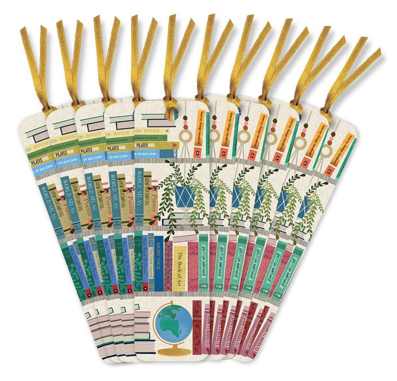 Georgia Breeze: Bookshelves Bookmarks (pack of 10)