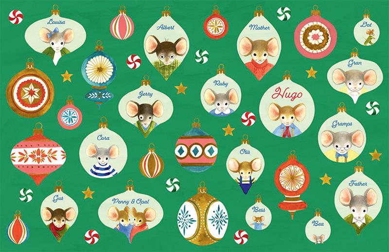 Noël avec la famille des souris