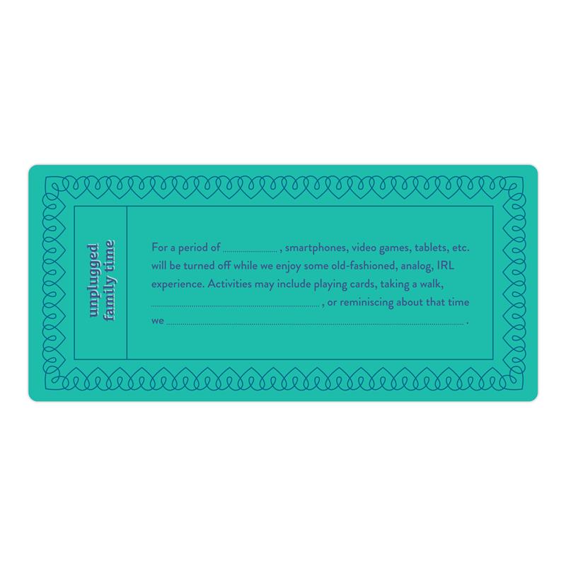 Fill in the Love Dad Vouchers, Book of 15 Dad Coupons