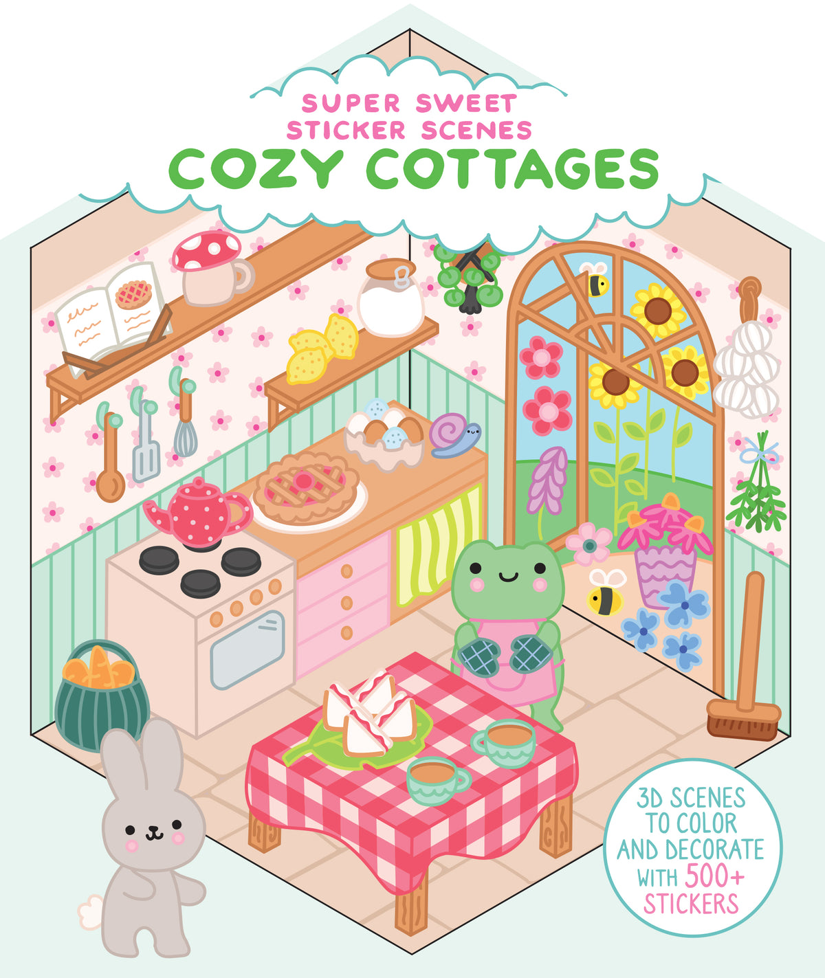 Super Sweet Sticker Scenes: Cozy Cottages