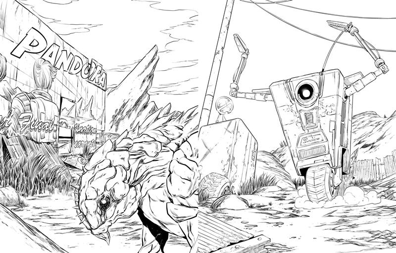 Borderlands: The Official Coloring Book