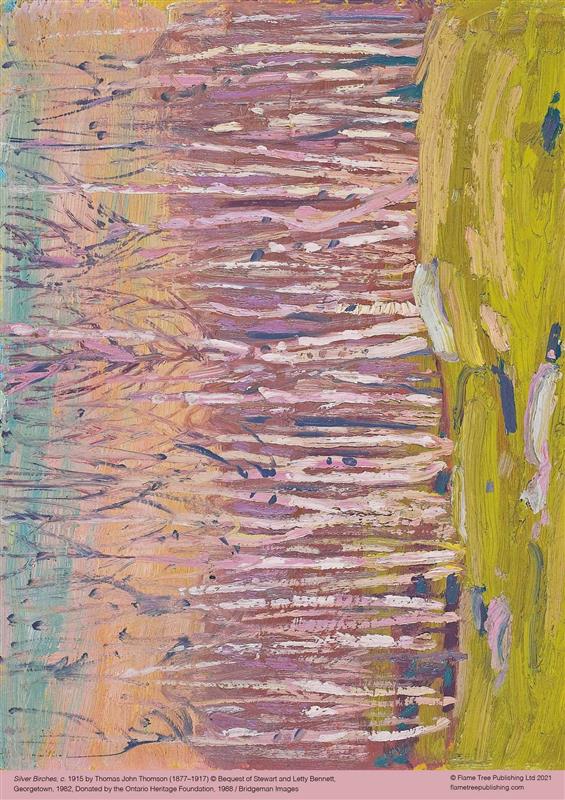 Puzzle adulte Tom Thomson : bouleaux argentés (500 pièces)