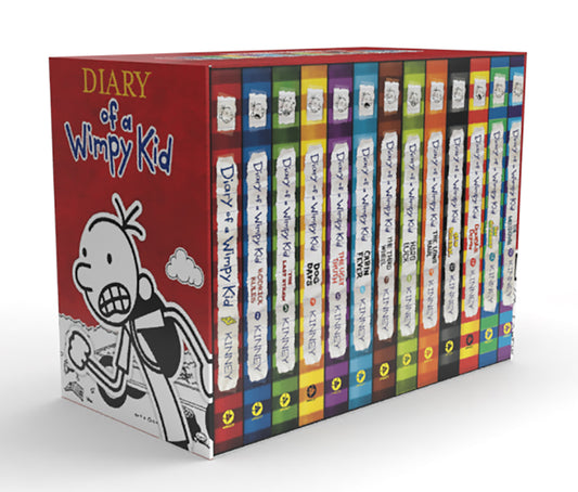 Journal d'un enfant Wimpy Boîte de livres (1-13)