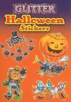 Glitter Halloween Stickers