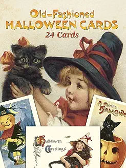 Cartes d'Halloween à l'ancienne