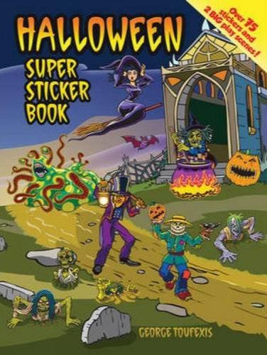 Livre d'autocollants Super Halloween