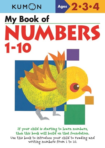 Kumon Mon livre des nombres 1 à 10