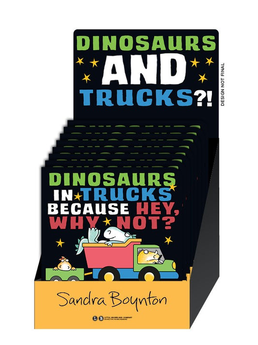 Dinosaurs in Trucks Because Hey, Why Not? 8c Counter Display