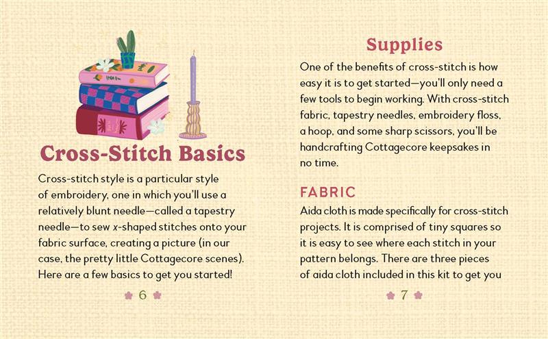 Cottagecore Cross-Stitch Kit