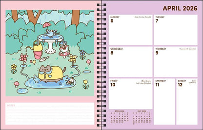 Pusheen 16-Month 2025-2026 Weekly/Monthly Planner Calendar