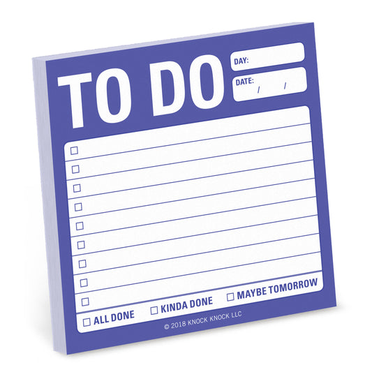 To Do Sticky Note