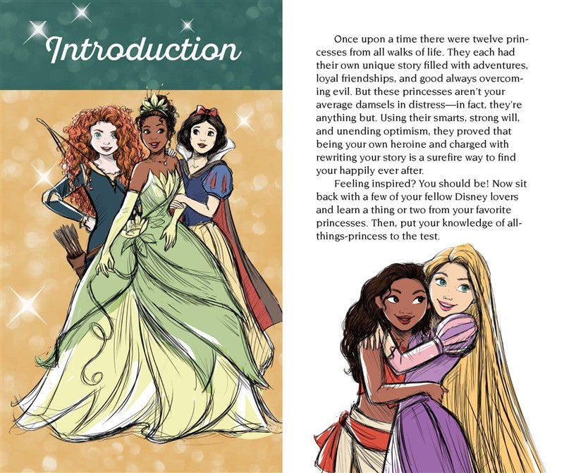 Disney Princess Trivia Deck and Character Guide