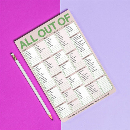 Knock Knock All Out Of Pad with Magnet (Dusty Rose)