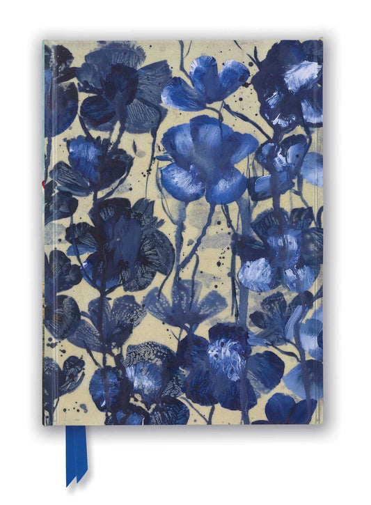 Wan Mae Dodd : Coquelicots bleus (journal en papier d'aluminium)