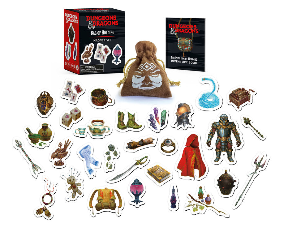 Dungeons &amp; Dragons: Bag of Holding Magnet Set