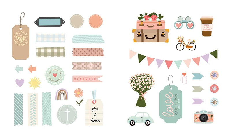Sticker Inspirations Junk Journaling