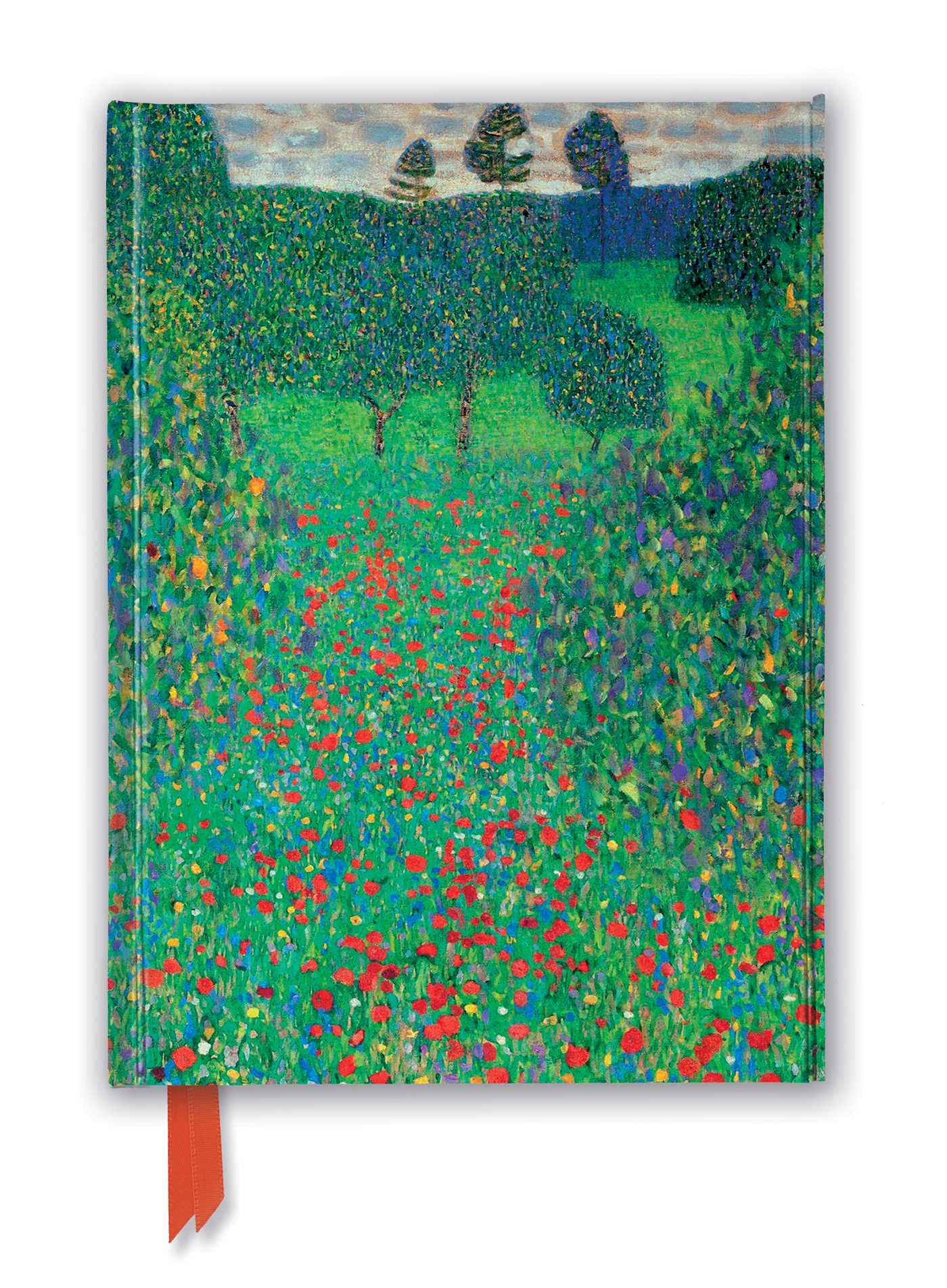 Gustav Klimt : Champ de coquelicots (Journal en papier d'aluminium)