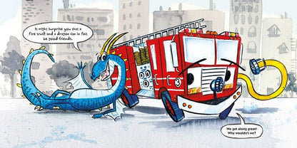 Fire Truck vs. Dragon