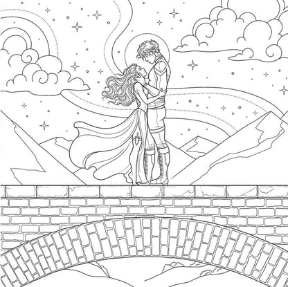 Fourth Wing: The Official Coloring &amp; Sticker Book (Includes 2 Pages of Stickers to Color)