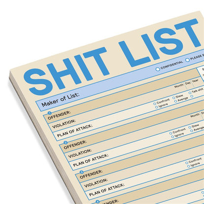Sh*t List Pad (Second Edition)