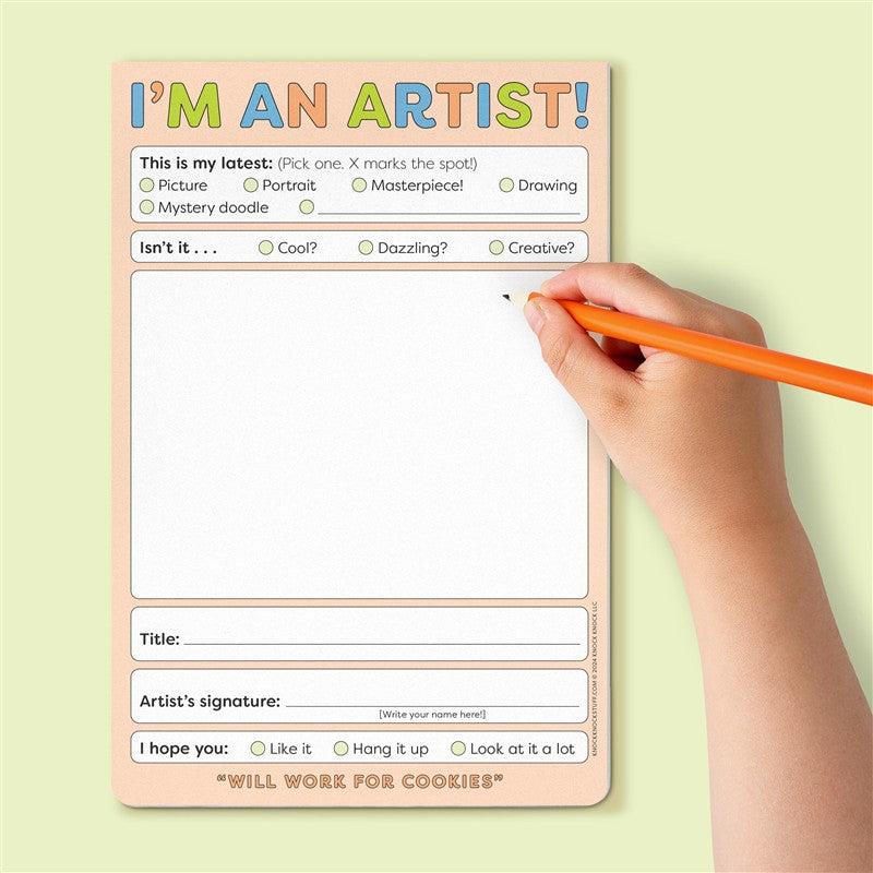 I’m an Artist! Playtime Pad with Sticker Sheet