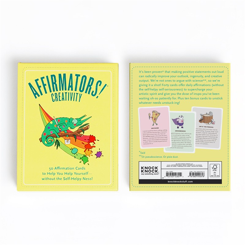 Affirmators! Creativity: 50 Affirmation Cards Deck