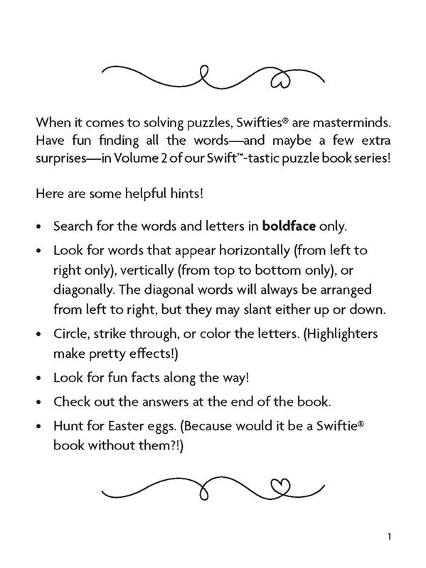 The Unofficial Super Swiftie Word Search Book (Volume 2)