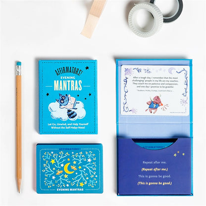Affirmators! Mantras Evening Night Affirmation Cards Deck (30 Cards)