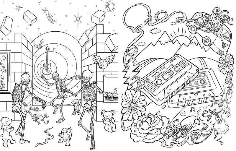The Official Coloring Book of Grateful Dead