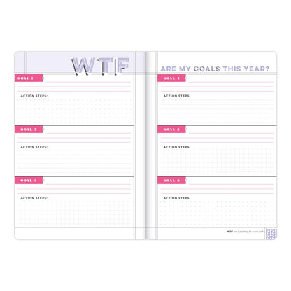 WTF Undated Planner and Weekly Agenda Notebook