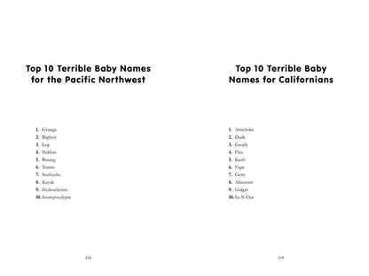 The Terrible Baby Name Book