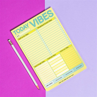 It's a Vibe Pad, To Do Pad, Shopping and Errands List Pad