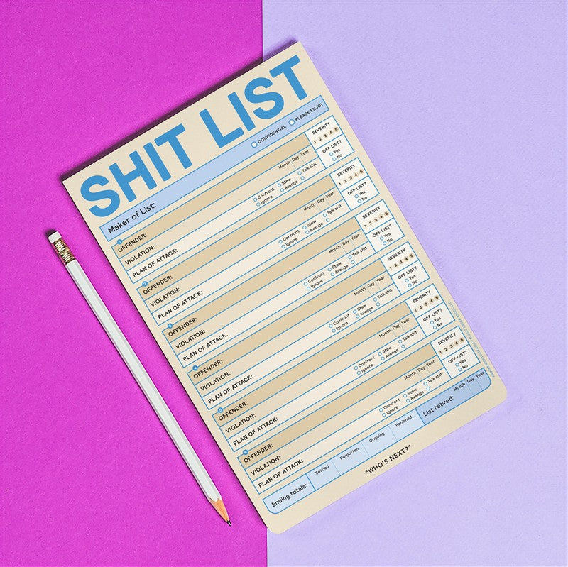 Sh*t List Pad (Second Edition)
