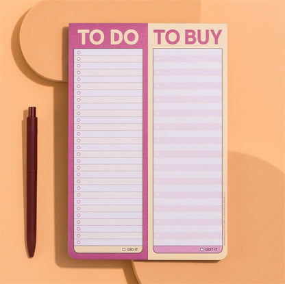 To Do To Buy Perforated Pad (Second Edition)