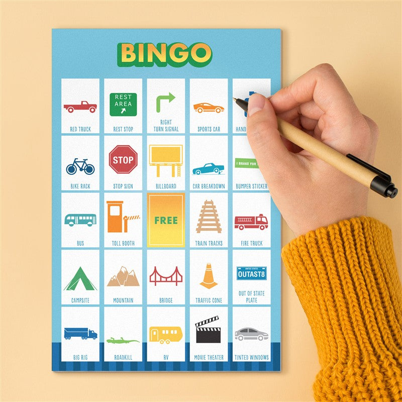 Roadtrip &amp; Getaway On-The-Go Game Pad, Travel Car Activities Book for Kids