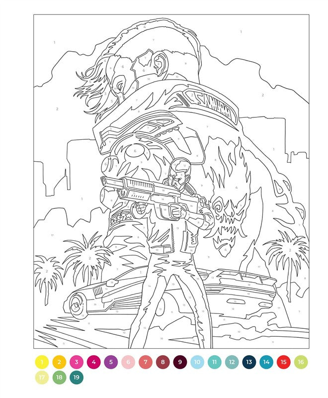 The Unofficial Video Games Color by Number Book