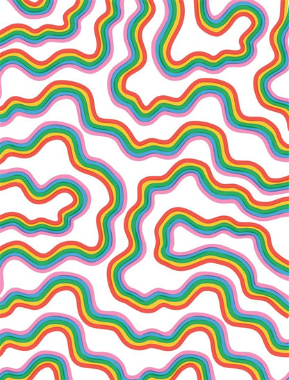 Rainbow Everything!: Wrapping Paper Book
