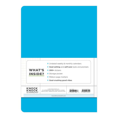 Crush Those Goals Undated Planner and Weekly Agenda Notebook