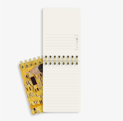 Gustav Klimt: The Kiss (Spiral Bound Pocket Notebook)