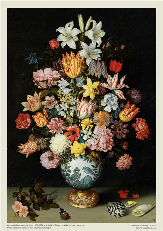 Adult Jigsaw Puzzle National Gallery: Bosschaert the Elder: A Still Life of Flowers