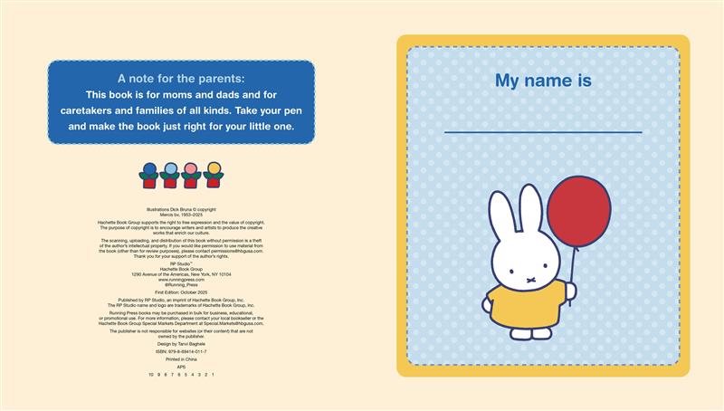 Miffy Baby Book