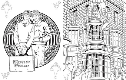 Harry Potter: Magical Places and Characters Coloring Book